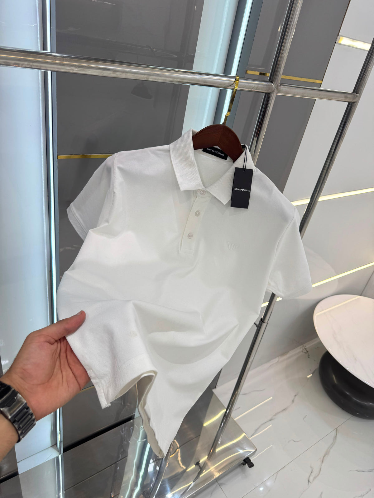 Emporio Armani Premium Polo T-Shirt for Men – Soft Lycra Brand Fit
