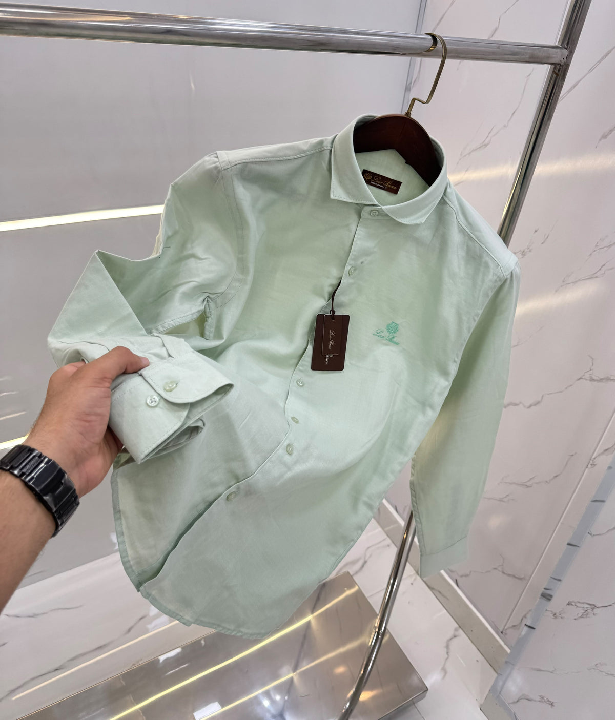 Loro Piana Premium Cotton Lycra Shirt – Limited Edition Regular Fit