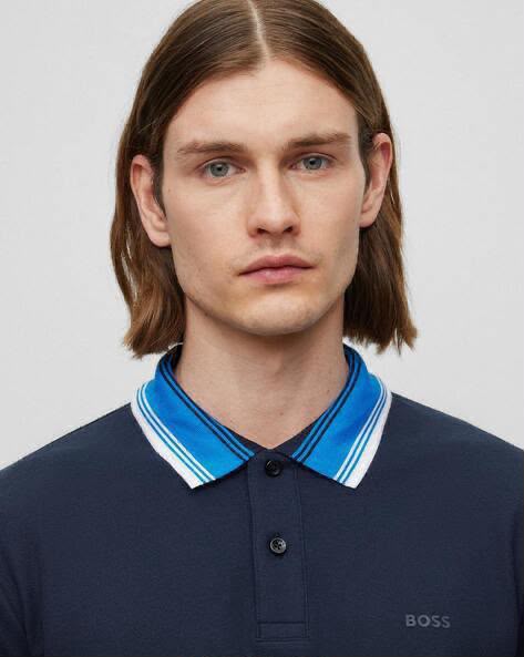 BOSS Polo Neck T-Shirt for Men – Extra Premium Soft Cotton. Product Code: 5074