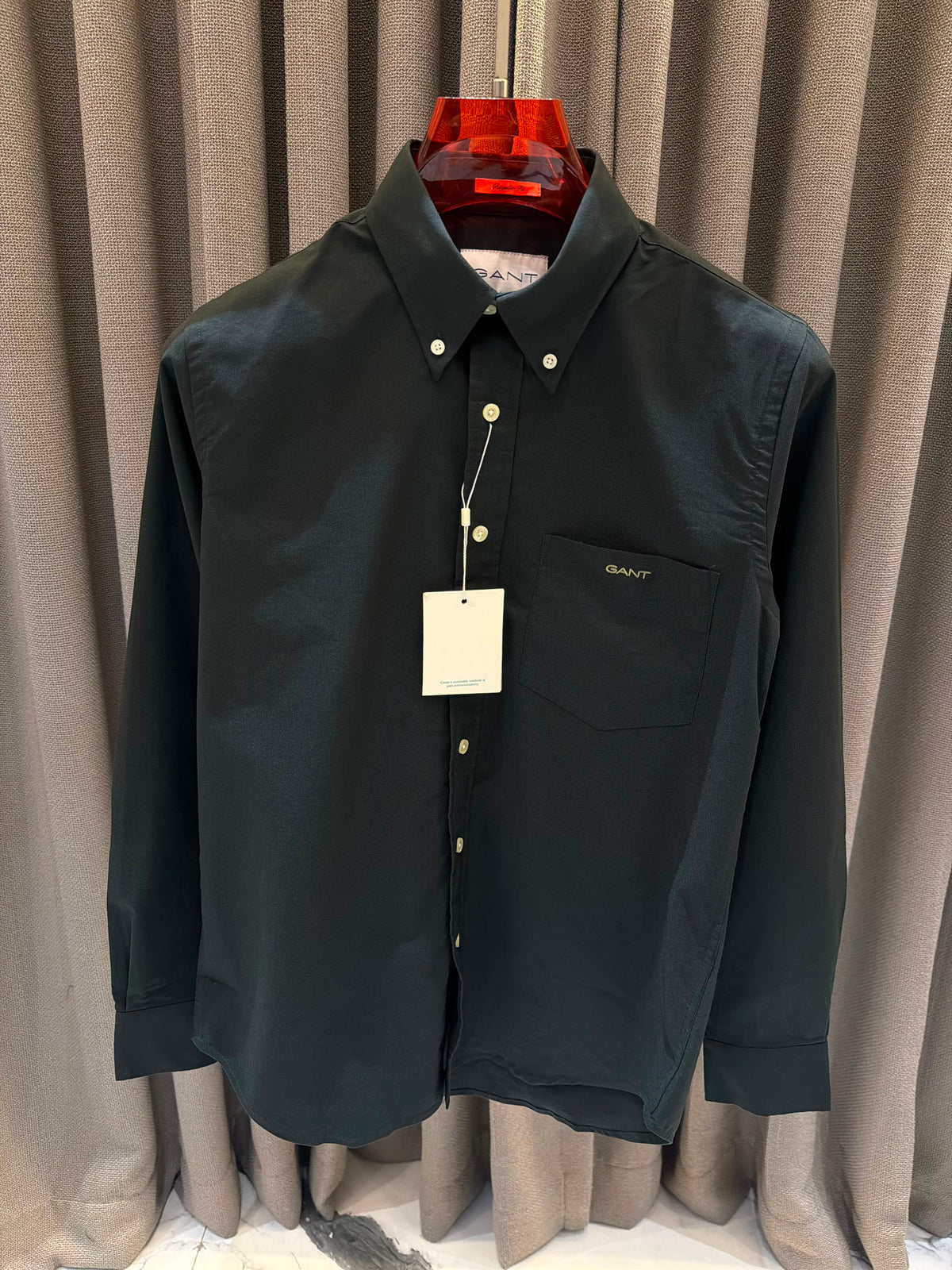 GANT Side Pocket Embroidered Shirt for Men – Premium Oxford Cotton
