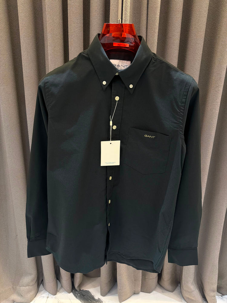 GANT Side Pocket Embroidered Shirt for Men – Premium Oxford Cotton