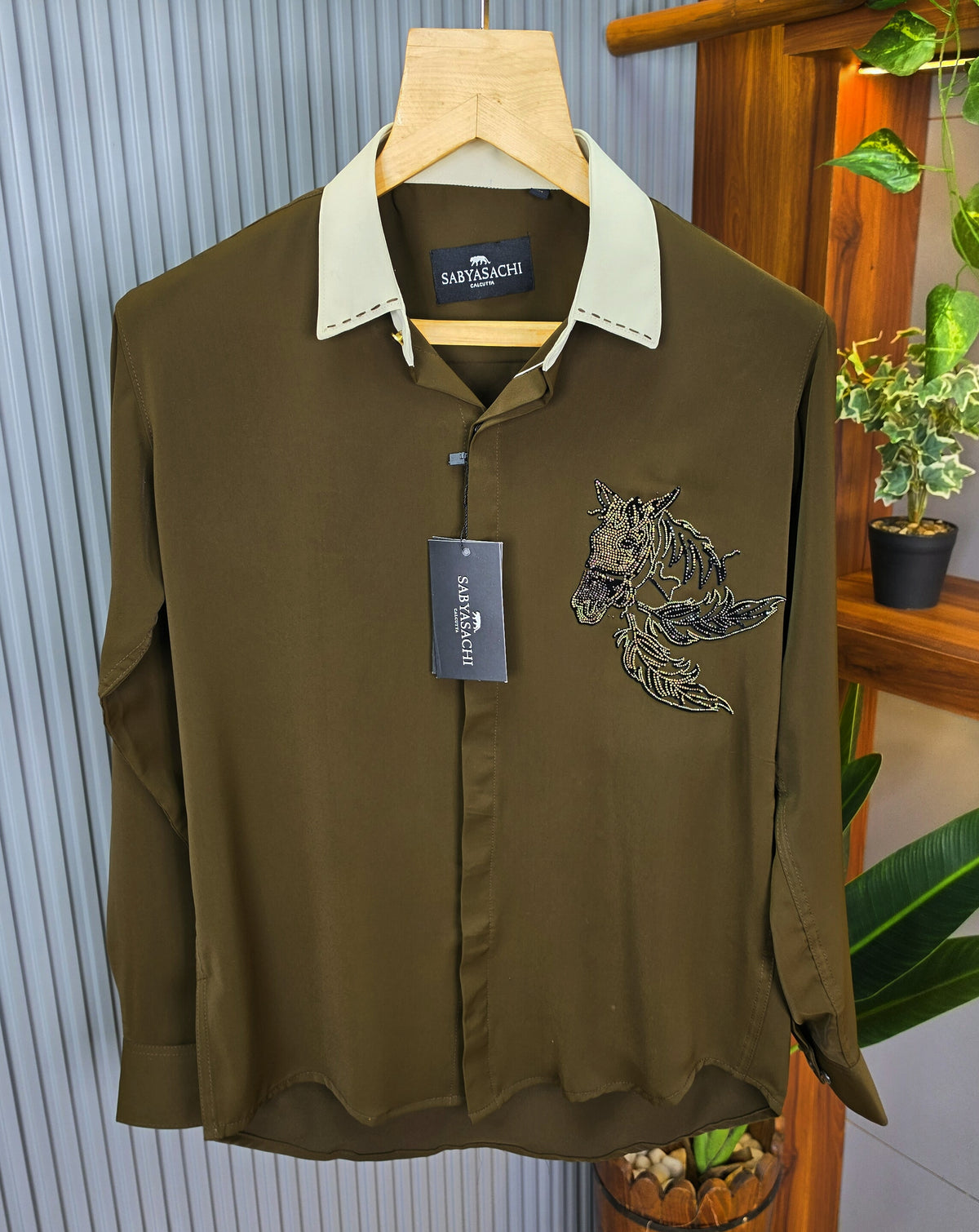 SABYASACHI Premium Shirt for Men – Slim Fit Cotton. Product Code: T01