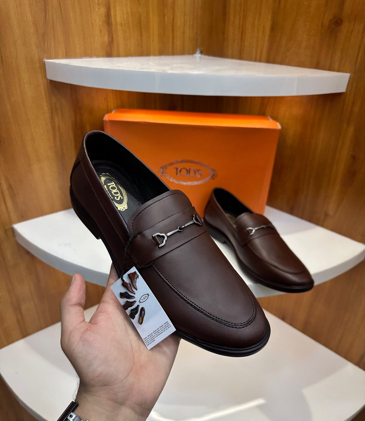 Tods Premium Leather Formal Loafers for Men – Top-Quality Leather Dress Shoes