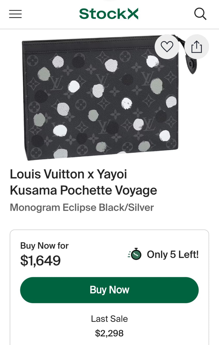 Louis Vuitton x Yayoi Kusama Messenger Toiletry Bag with Box & Dust Bag