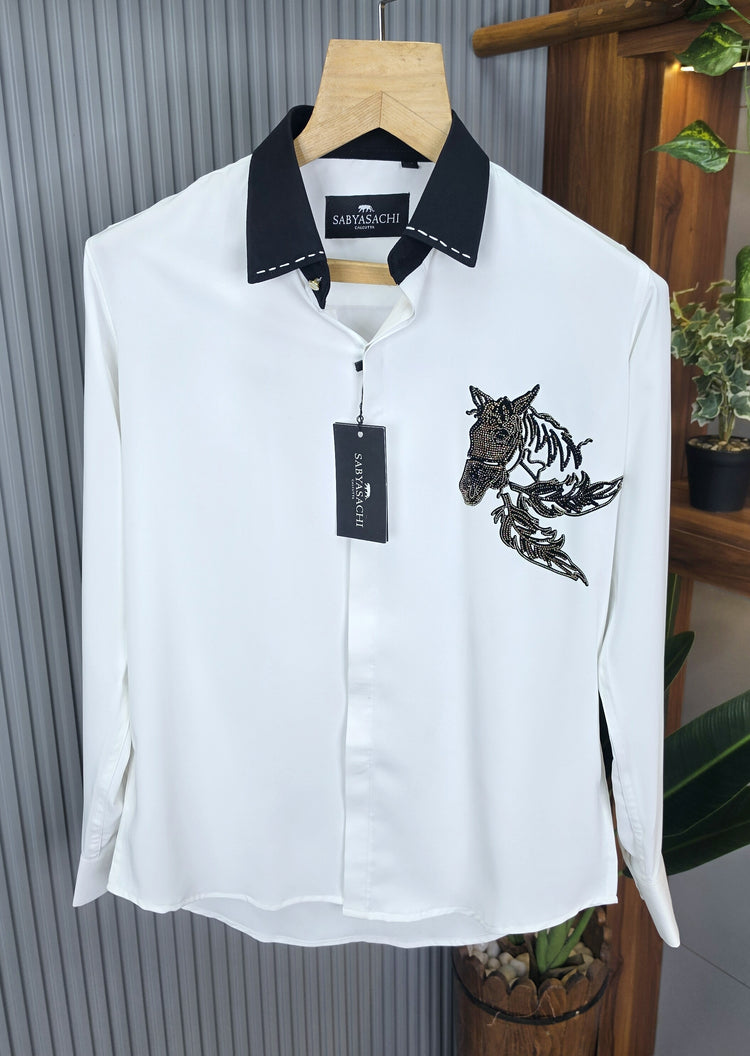 SABYASACHI Premium Shirt for Men – Slim Fit Cotton. Product Code: T01