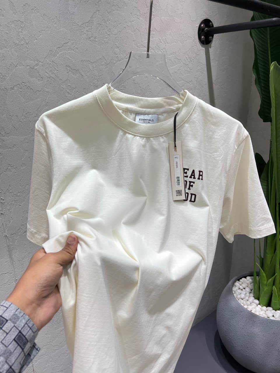 Fear of God Essentials Oversized T-Shirt for Men | Premium Cotton Lycra 240 GSM