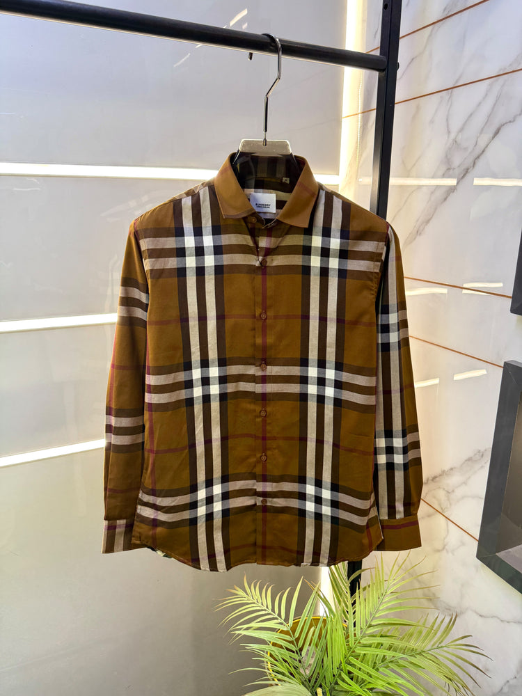 Burberry Checks Premium Shirt for Men – Standard Fit with Brand Box  Product Code: 3661