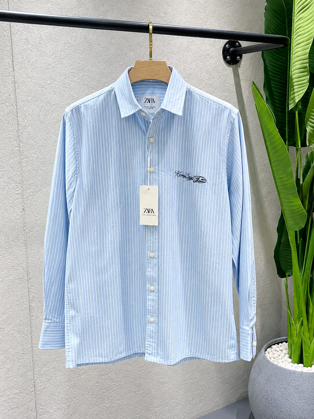 ZARA Front & Back Printed Shirt – Premium Imported Cotton Lycra Boxy Fit
