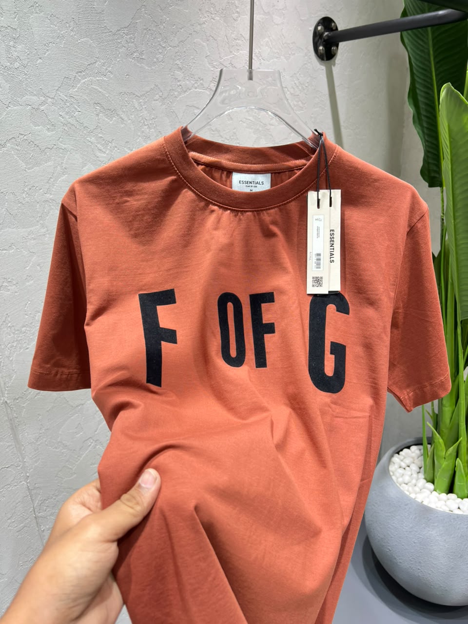 Fear of God Essentials Oversized T-Shirt for Men | Premium Cotton Lycra 240 GSM