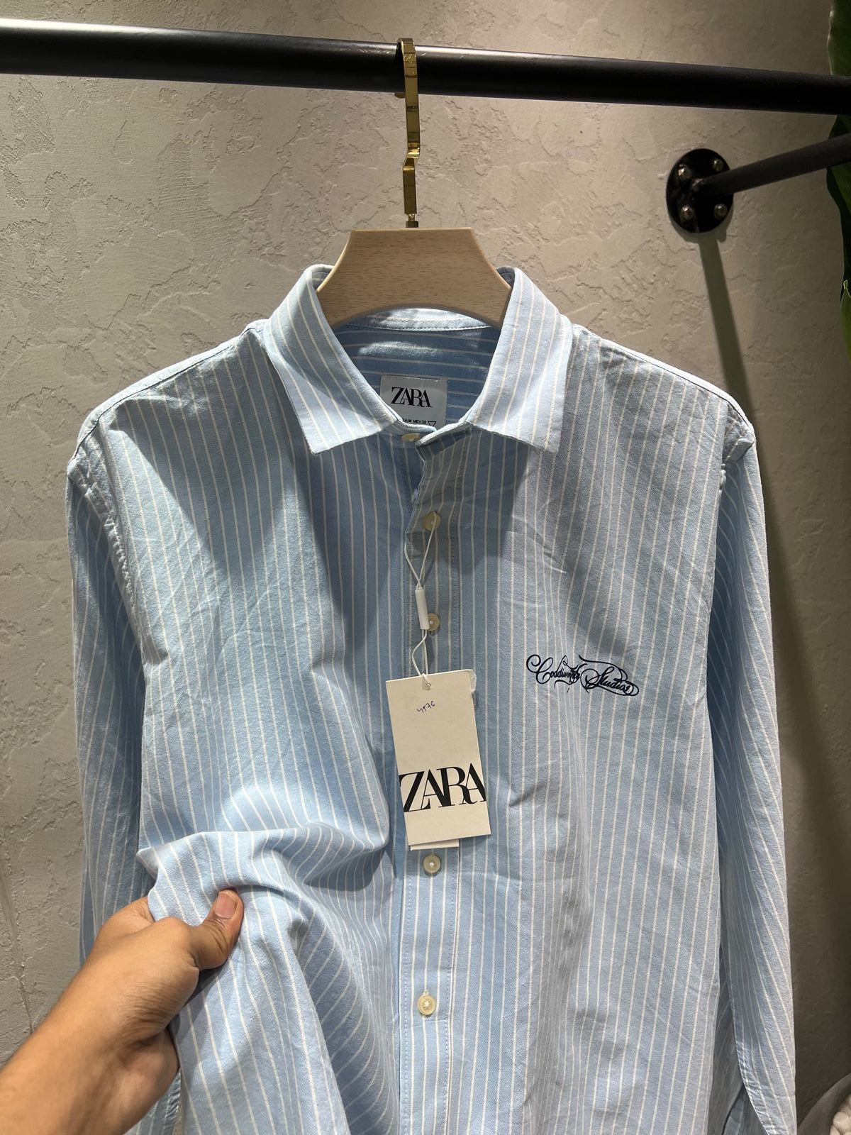 ZARA Front & Back Printed Shirt – Premium Imported Cotton Lycra Boxy Fit