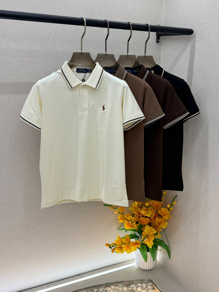 Ralph Lauren Polo Neck Extra Premium T-Shirt for Men. Product Code: 3847
