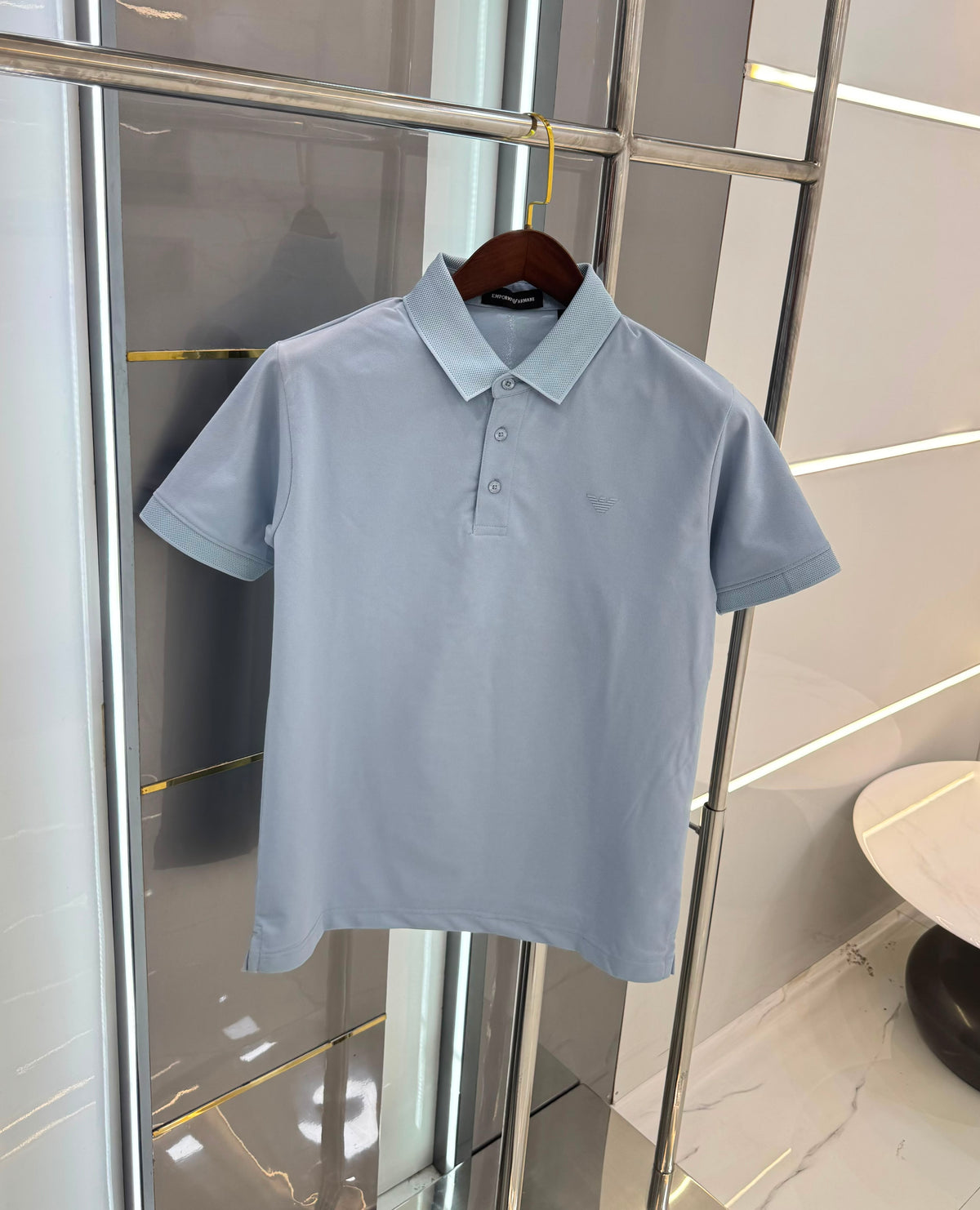 Emporio Armani Premium Polo T-Shirt for Men – Soft Lycra Brand Fit