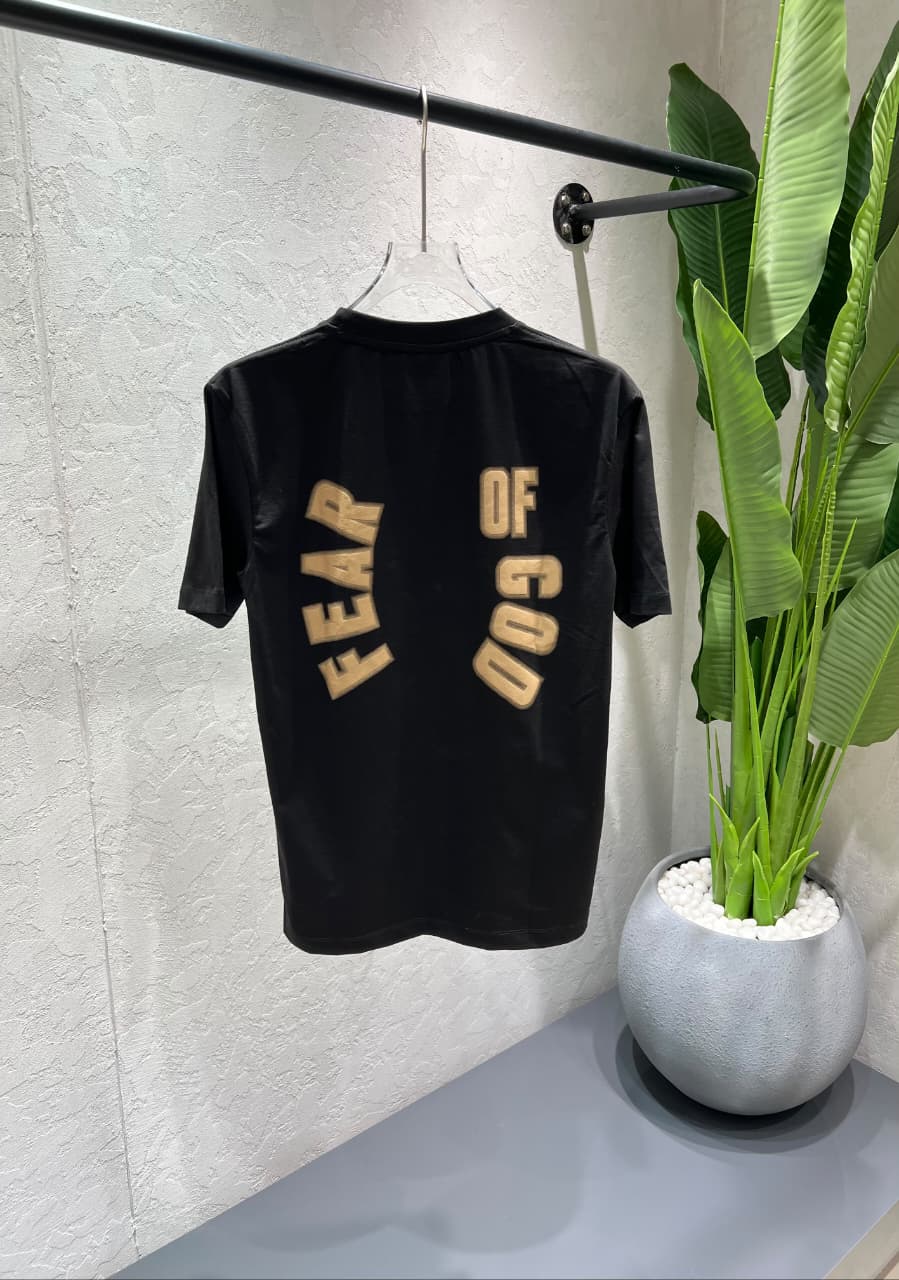 Fear of God Essentials Oversized T-Shirt for Men | Premium Cotton Lycra 240 GSM