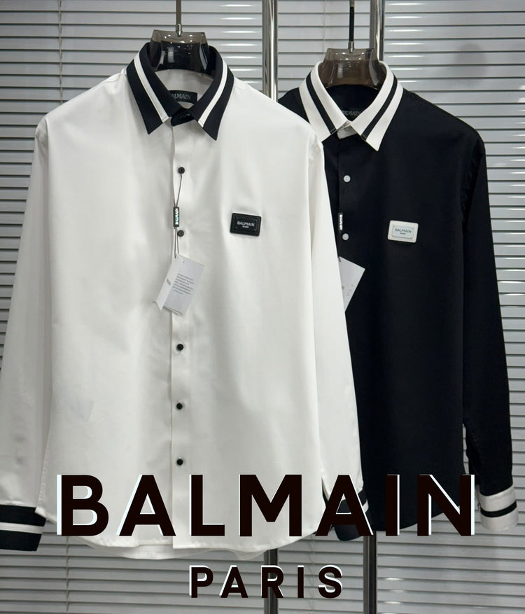 Balmain Paris Premium Imported Shirt for Men – Cotton Lycra