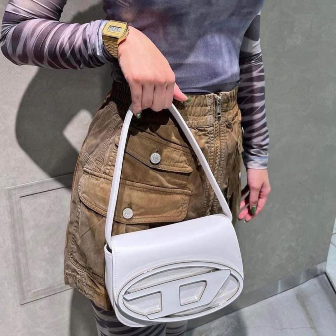 Diesel 1DR Iconic Shoulder Bag for Women – Premium Shoulder Bag with Box & Dust Bag