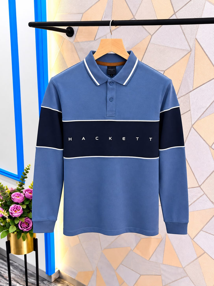 Hackett Premium Full Sleeve T-Shirt for Men – Cotton Lycra
