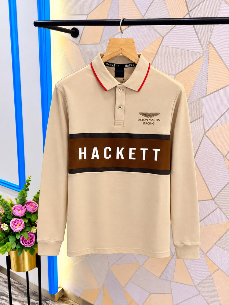 Hackett Premium Full Sleeve T-Shirt for Men – Cotton Lycra