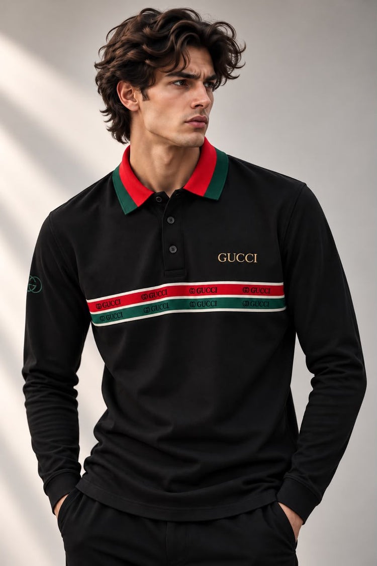 GUCCI GG  Premium  Full Sleeves  Polo   T-SHIRTS Collection