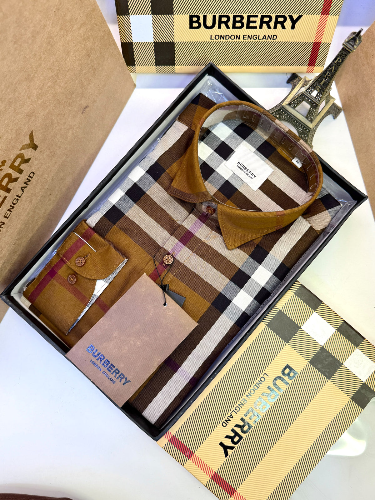Burberry Checks Premium Shirt for Men – Standard Fit with Brand Box  Product Code: 3661