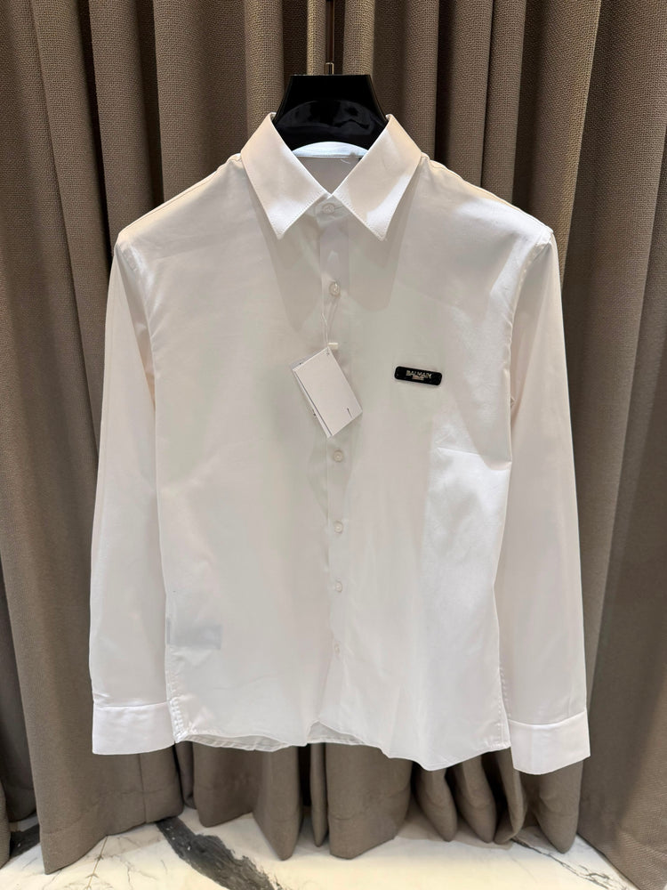Balmain Patch Printed Premium Shirt for Men – Ghiza Cotton Lycra