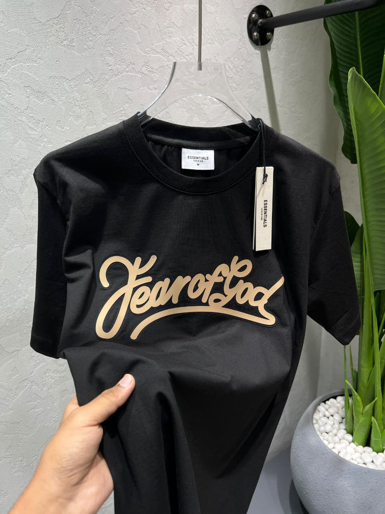 Fear of God Essentials Oversized T-Shirt for Men | Premium Cotton Lycra 240 GSM
