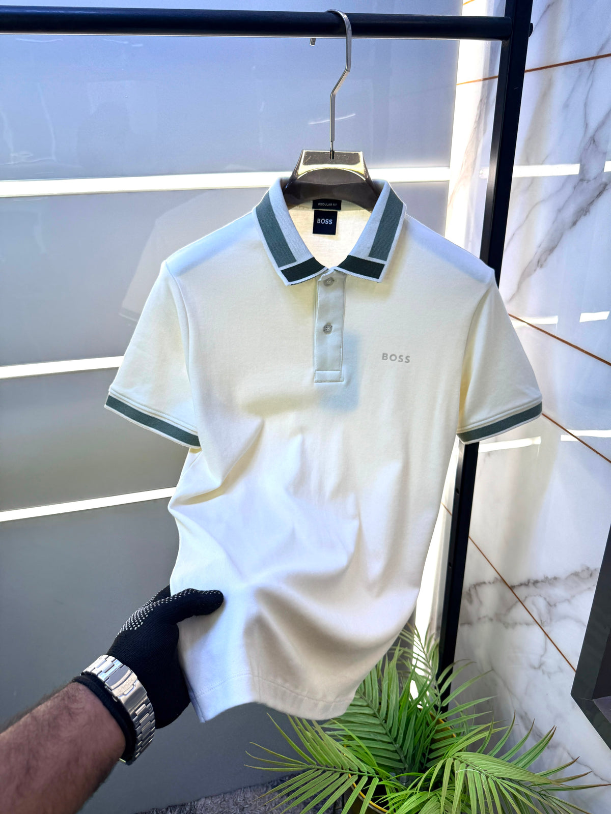 BOSS Polo Neck T-Shirt for Men – Extra Premium Soft Cotton. Product Code: 5074