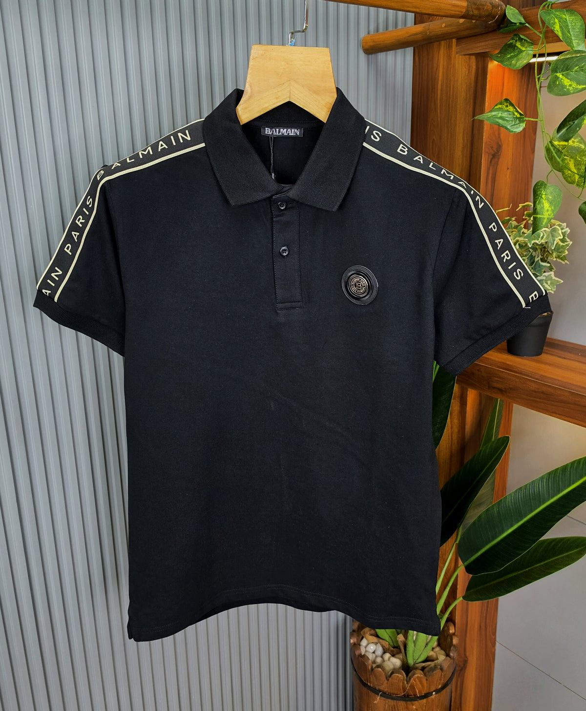 BALMAIN Premium Polo T-Shirt for Men – 260 GSM Cotton Mattie Product Code: T14