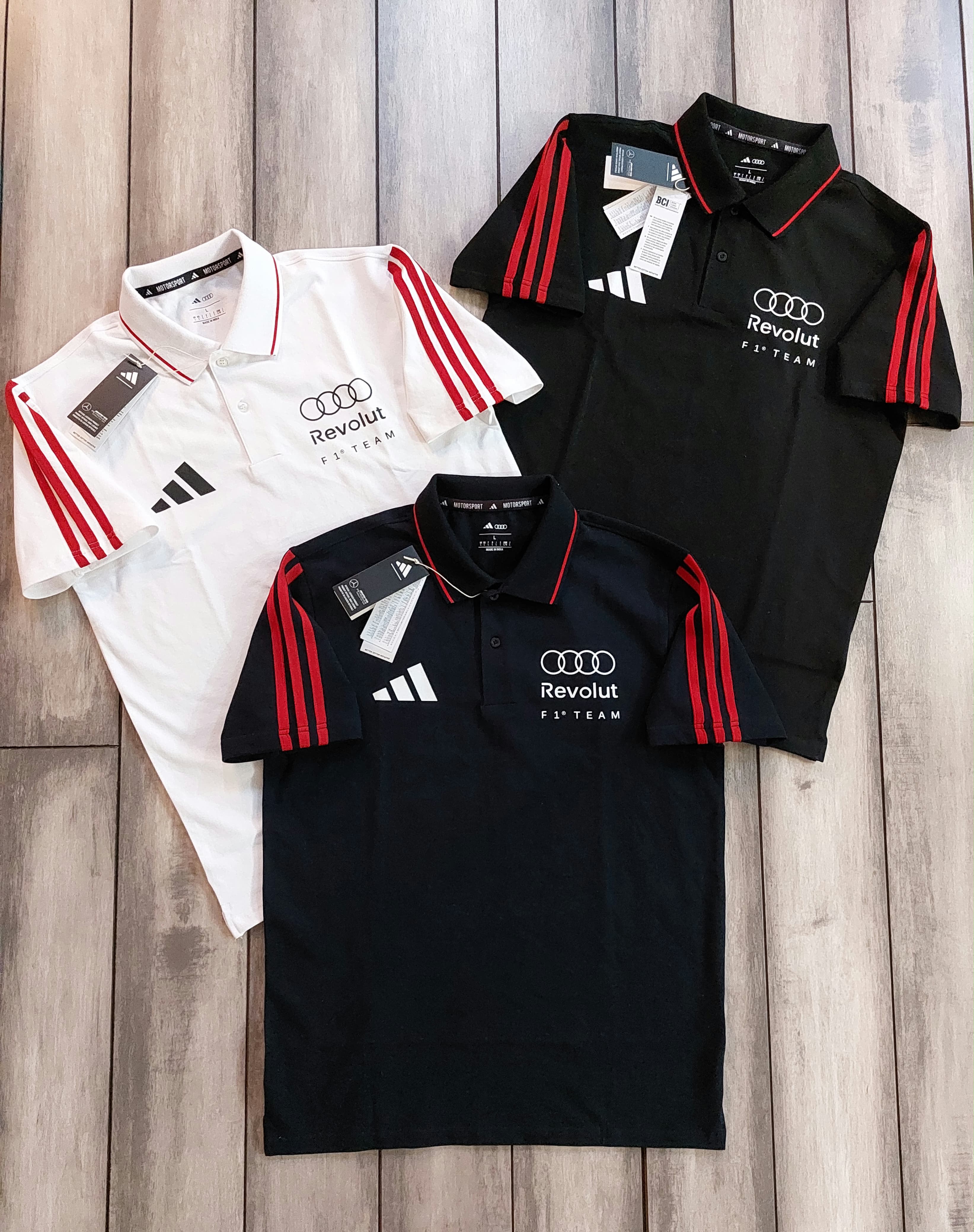 Audi x Adidas Motorsport Revolut F1 Team Polo T-Shirt