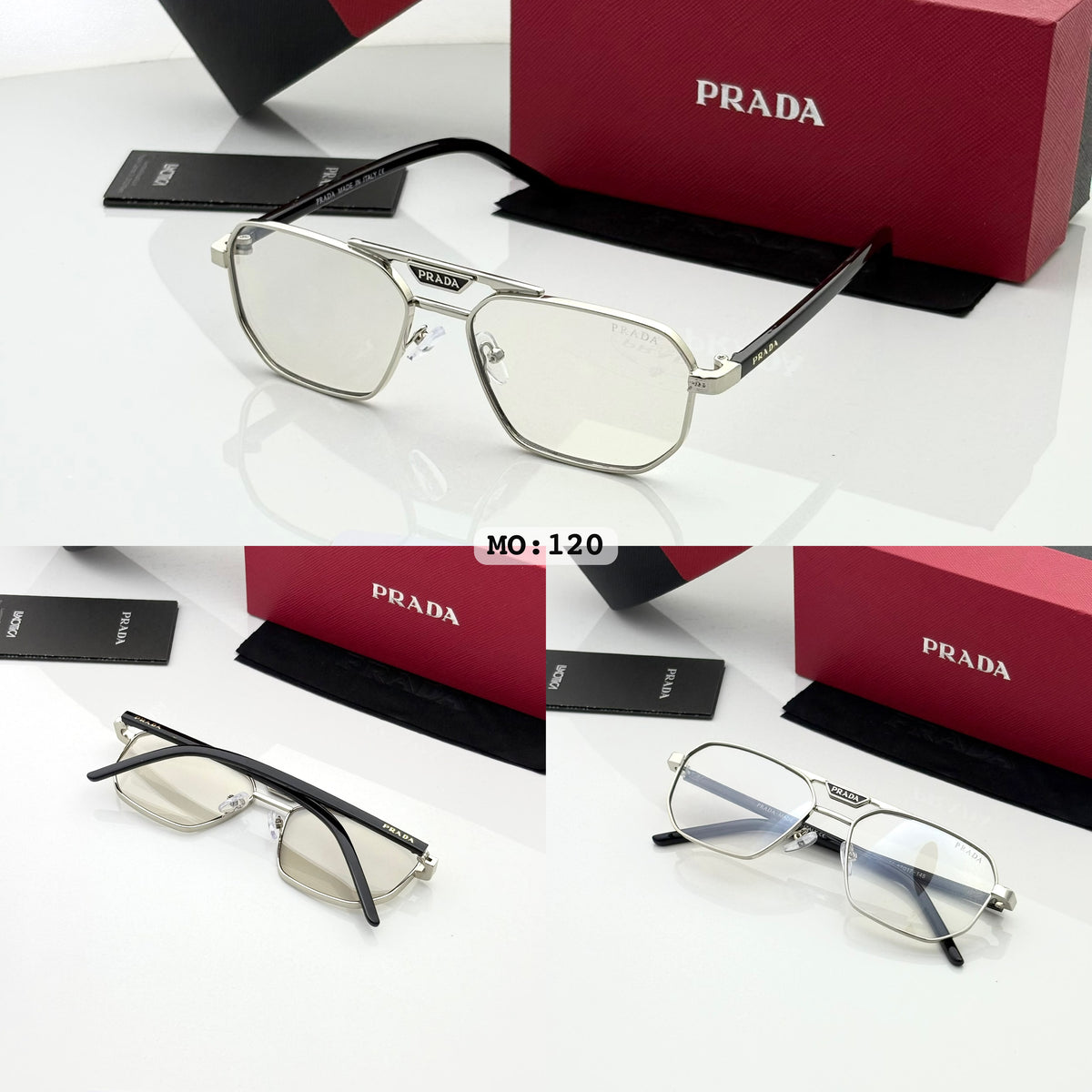 Prada 120 Silver Plano