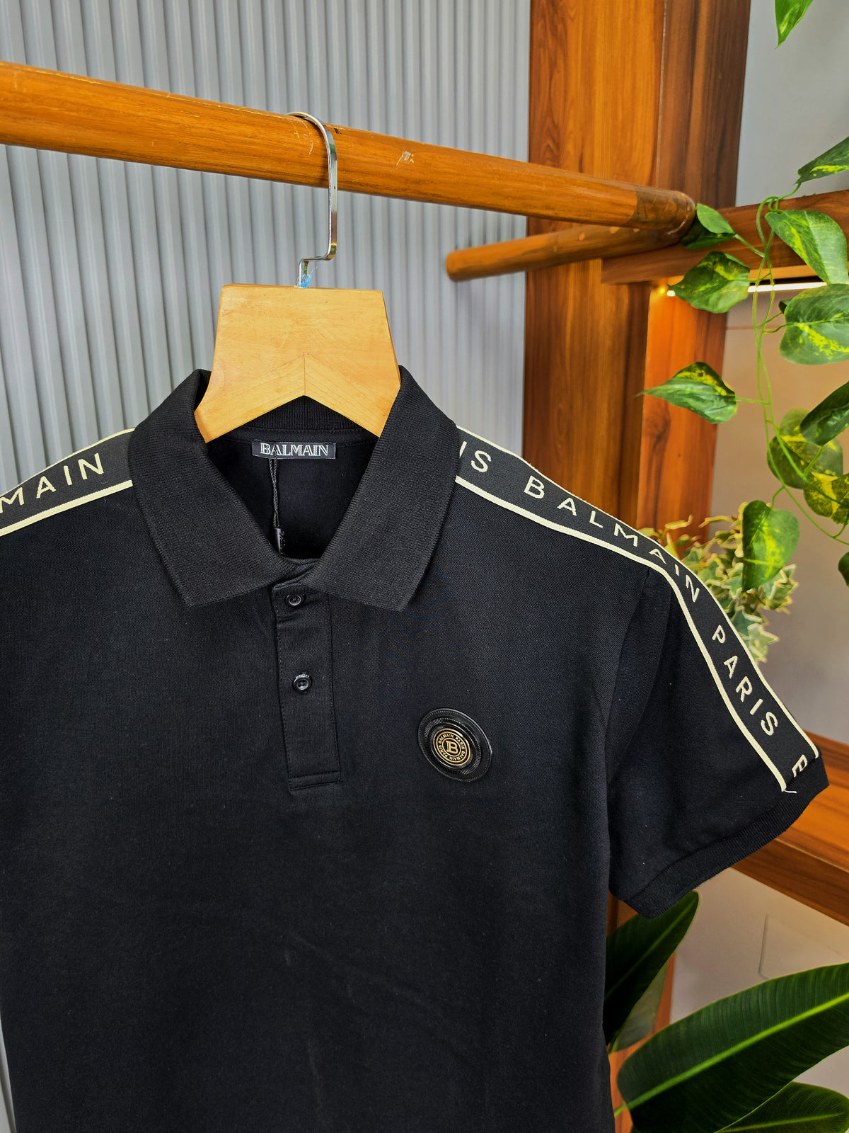 BALMAIN Premium Polo T-Shirt for Men – 260 GSM Cotton Mattie Product Code: T14