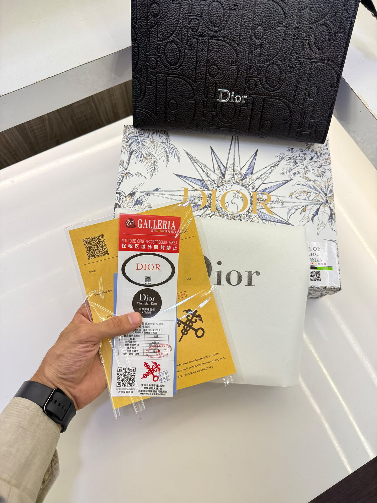 Christian Dior Mens Pouch Bag