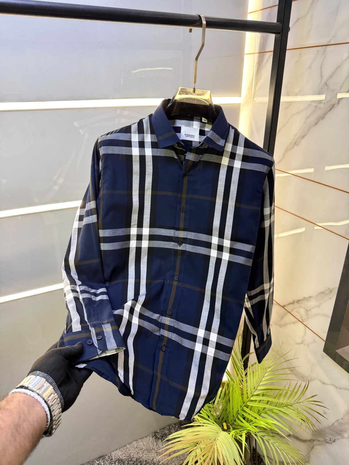 Burberry Checks Premium Shirt for Men – Standard Fit with Brand Box  Product Code: 3661
