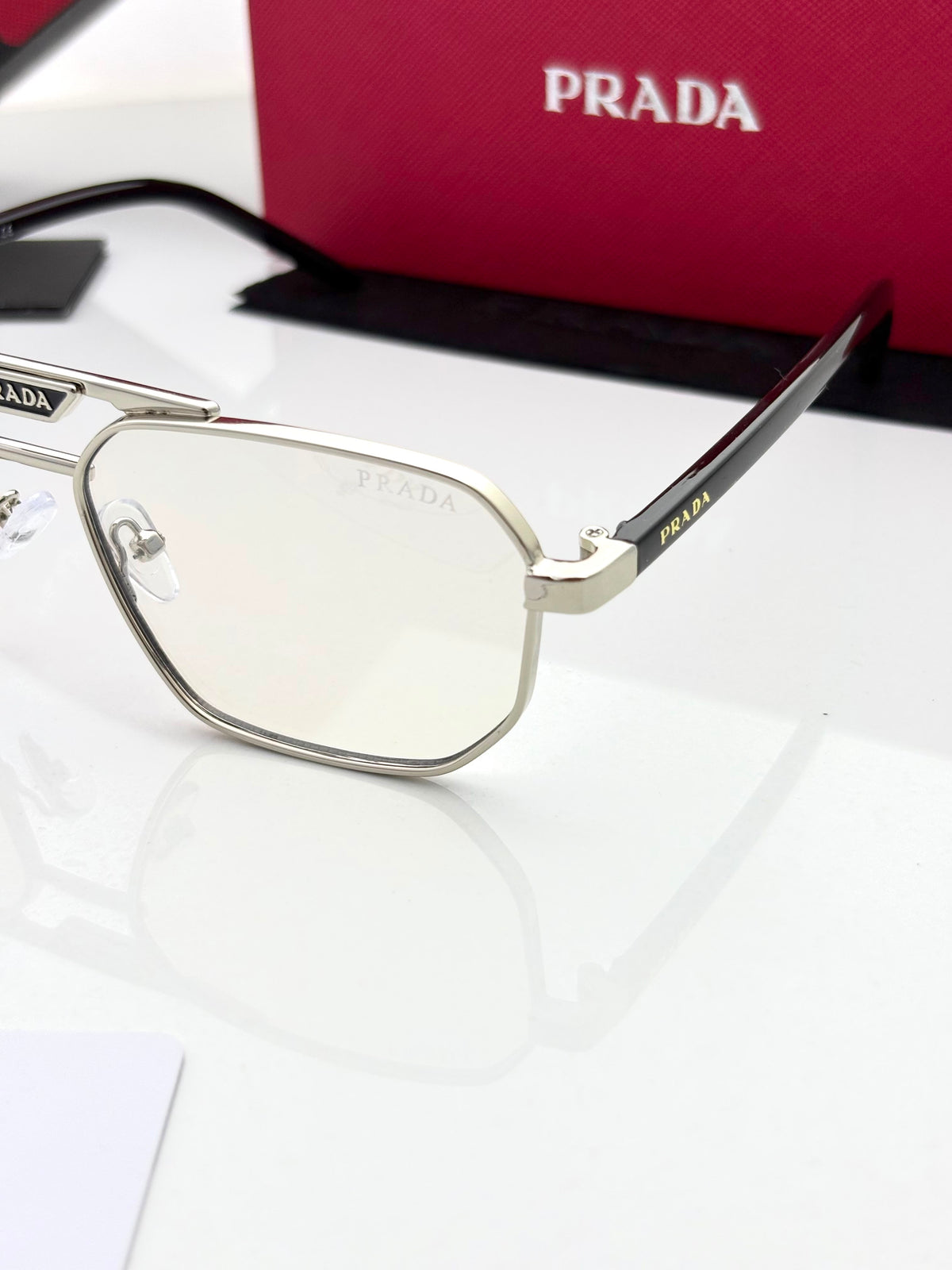 Prada 120 Silver Plano