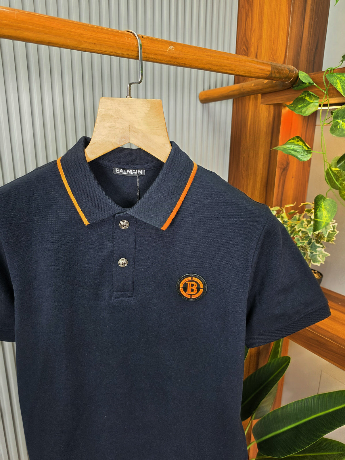 BALMAIN Premium Polo T-Shirt for Men – 260 GSM Cotton Mattie Product Code: T14