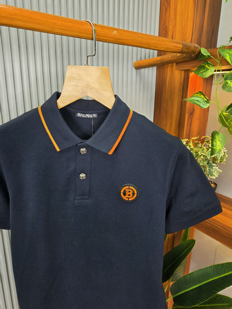 BALMAIN Premium Polo T-Shirt for Men – 260 GSM Cotton Mattie Product Code: T14