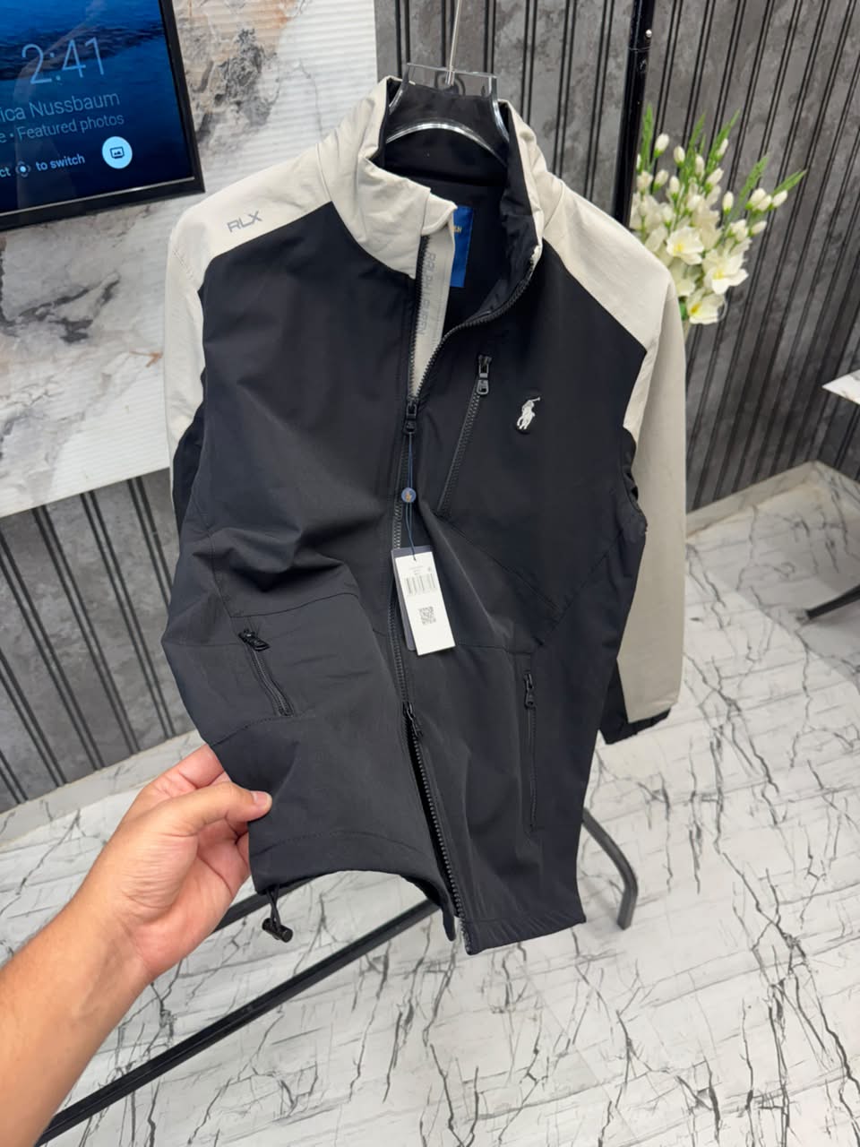 Ralph Lauren Premium Windbreaker Jacket MR450 – Imported Fabric