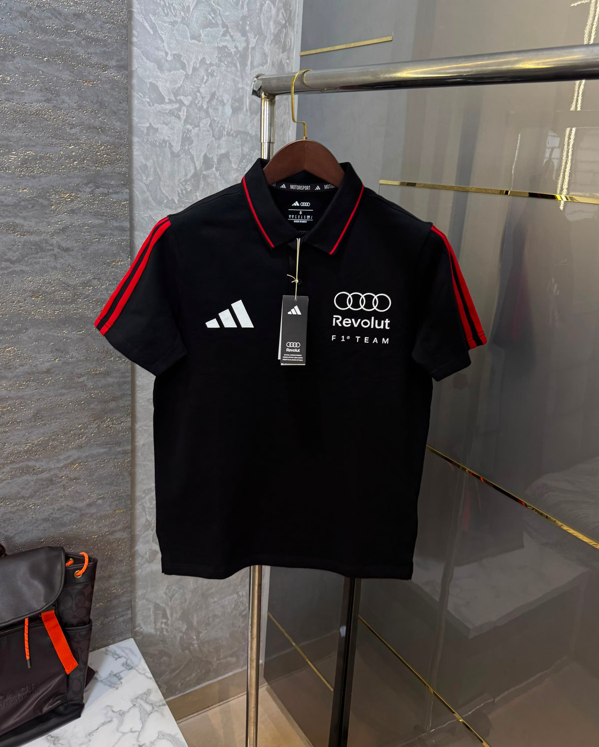 Audi x Adidas Motorsport Revolut F1 Team Polo T-Shirt