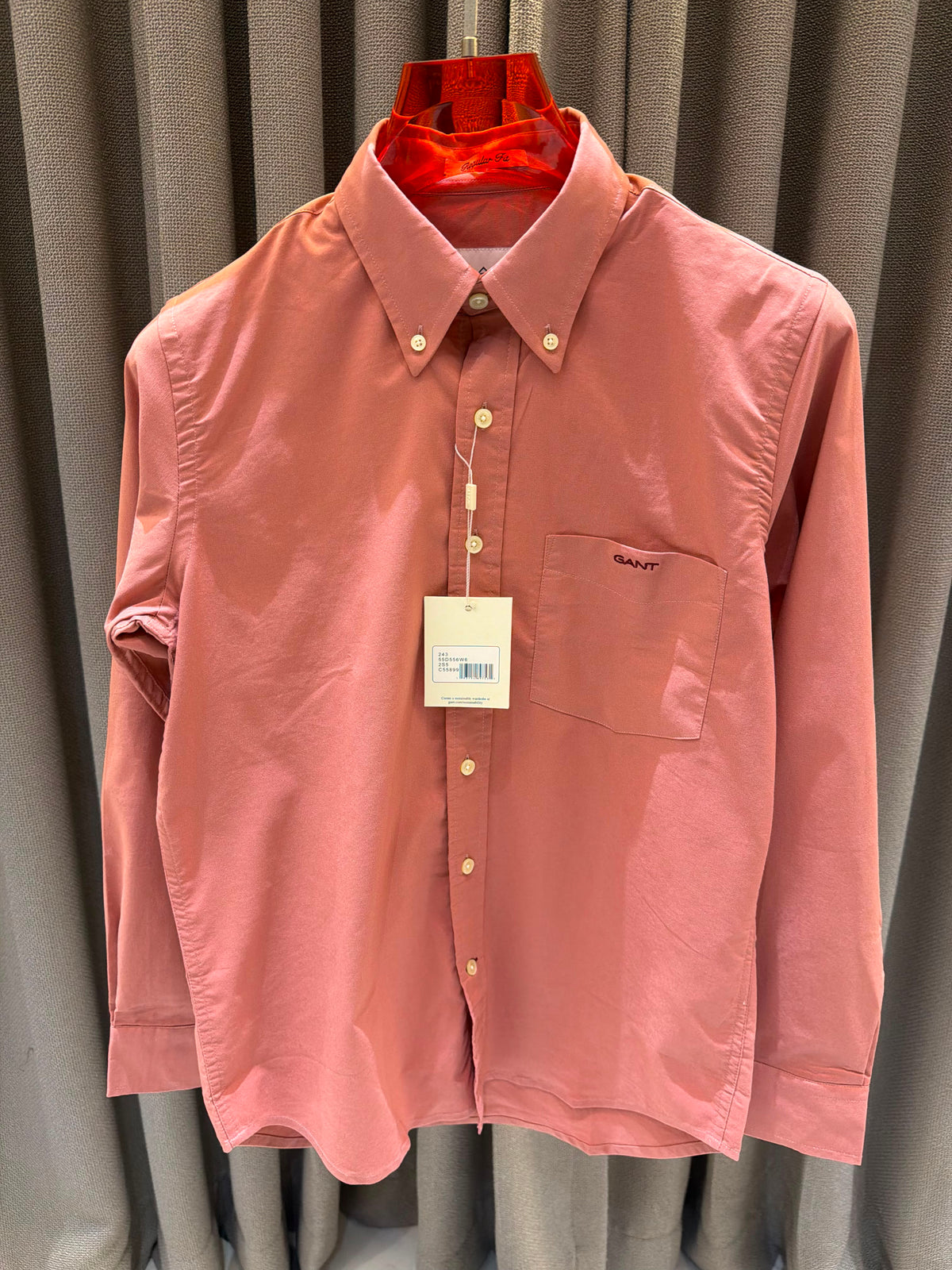 GANT Side Pocket Embroidered Shirt for Men – Premium Oxford Cotton