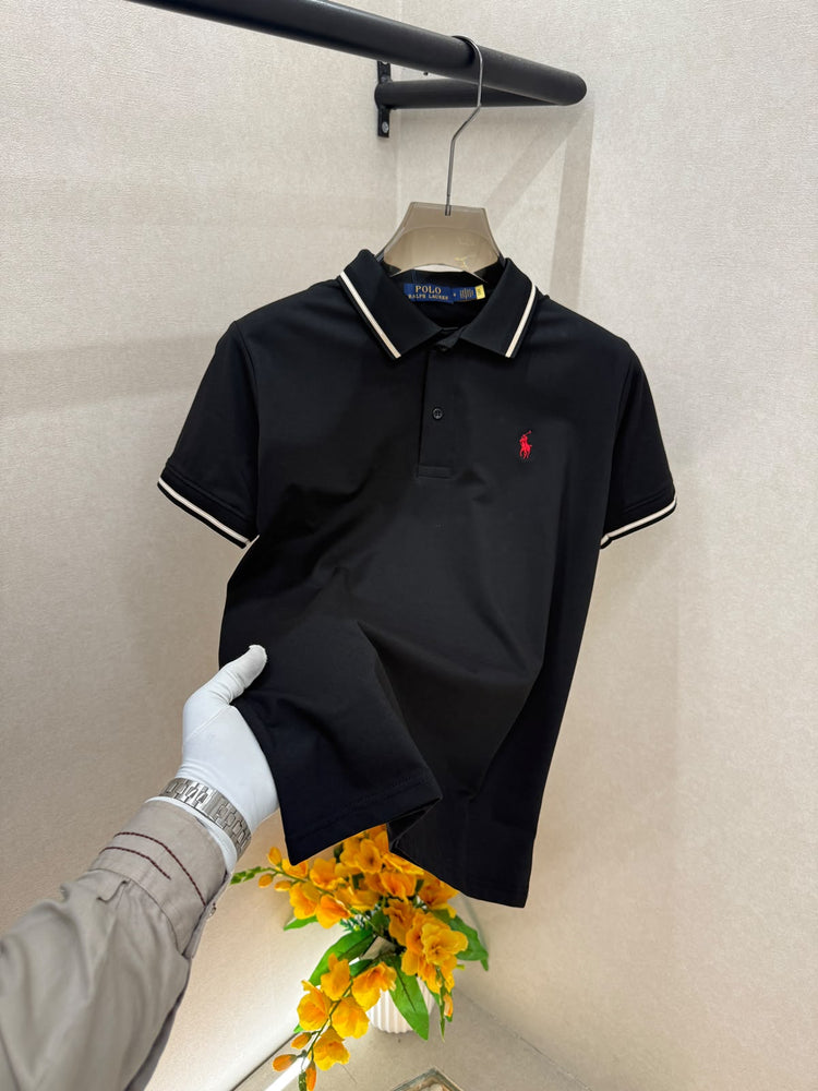 Ralph Lauren Polo Neck Extra Premium T-Shirt for Men. Product Code: 3847