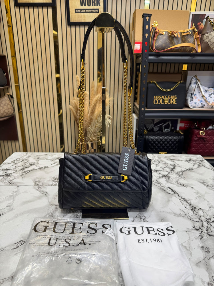GUESS GIULLY QUILTED PREMIUM SHOULDER BAG
