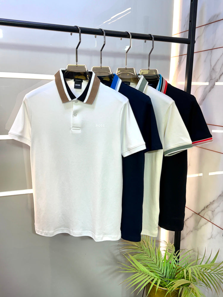 BOSS Polo Neck T-Shirt for Men – Extra Premium Soft Cotton. Product Code: 5074